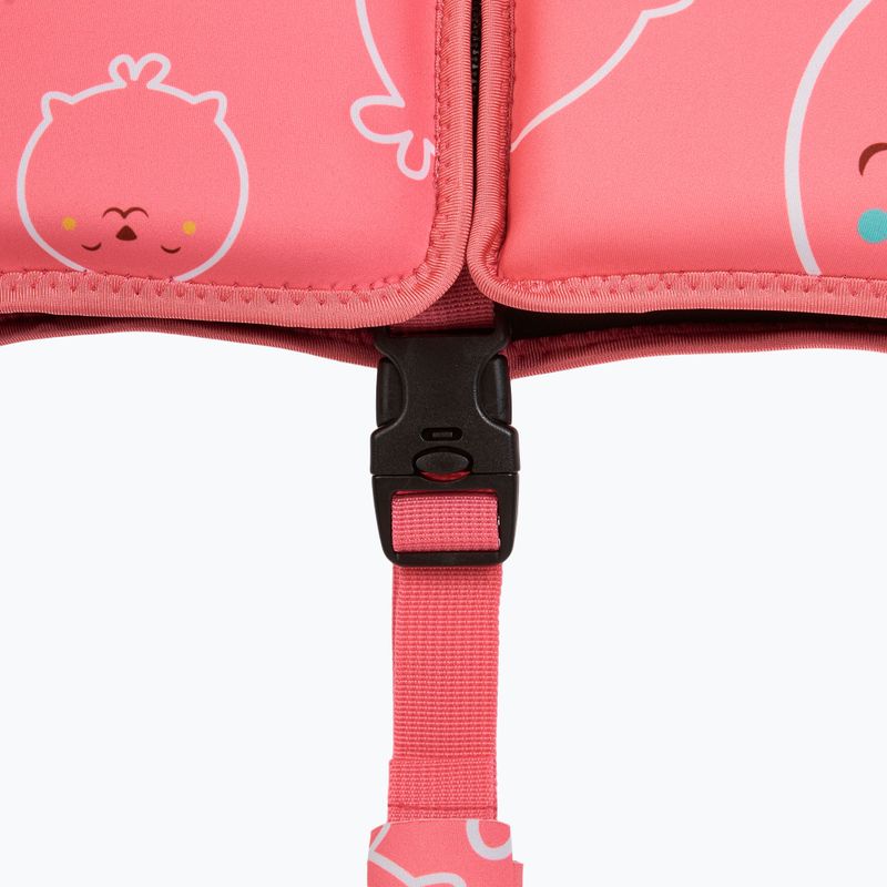 Dětská bezpečnostní vesta AQUASTIC Junior pink/yellow 4
