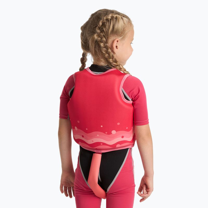 Dětská bezpečnostní vesta AQUASTIC Junior dark pink 4