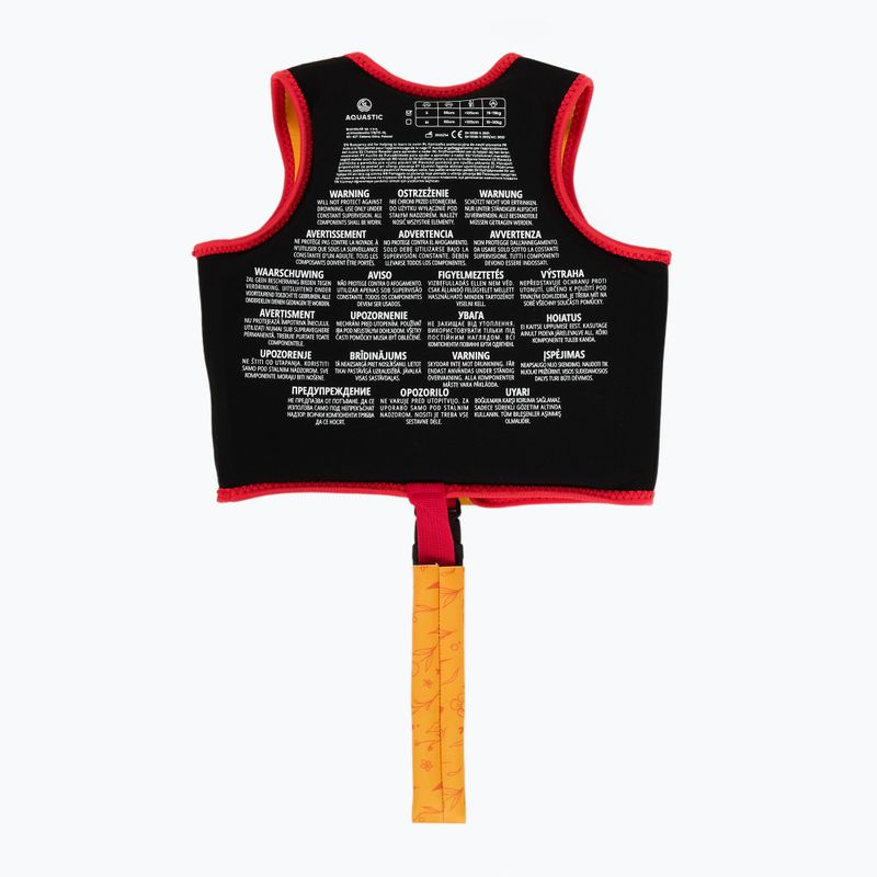 Dětská bezpečnostní vesta AQUASTIC Junior pink/yellow 6