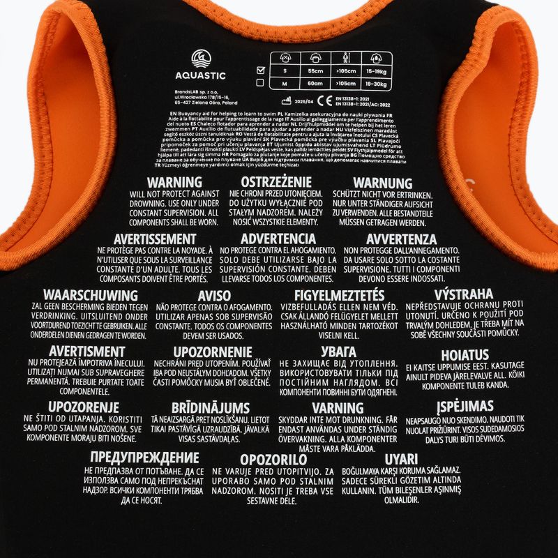 Bezpečnostní vesta AQUASTIC Junior orange/blue 7