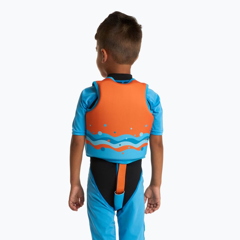 Bezpečnostní vesta AQUASTIC Junior orange/blue 3