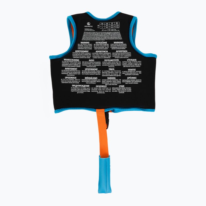 Bezpečnostní vesta AQUASTIC Junior orange/blue 6
