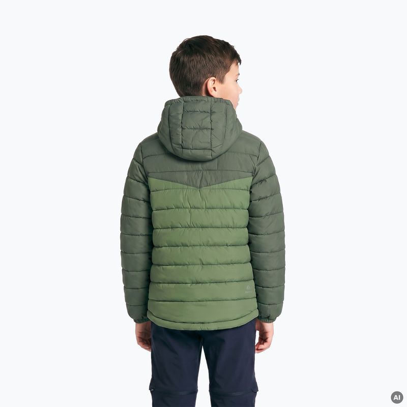 Dětská zateplená bunda KADVA Snoway JRG zelená 2