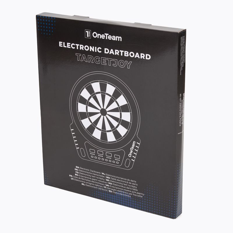 Elektronický terč na šipky OneTeam TargetJoy black 10