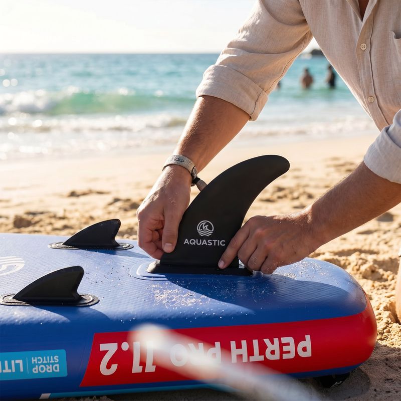Ploutve k desce SUP AQUASTIC SLIDE-IN 9" black 4