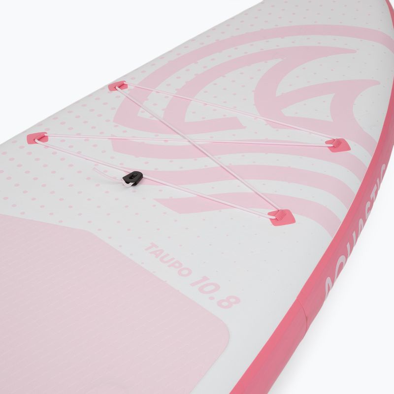 Sada paddleboard SUP nafukovací AQUASTIC Taupo 10'8" allround růžový 7