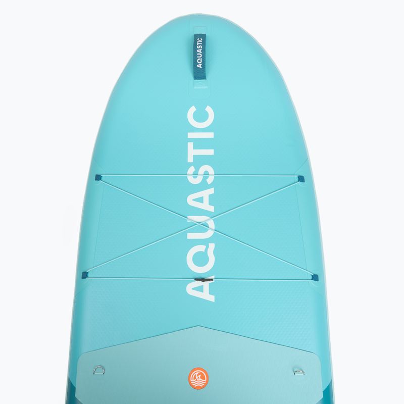 Sada paddleboard SUP nafukovací AQUASTIC Tourer 12'0" 2-os green 7