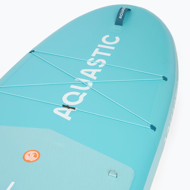 Sada paddleboard SUP nafukovací AQUASTIC Tourer 12'0" 2-os green 8