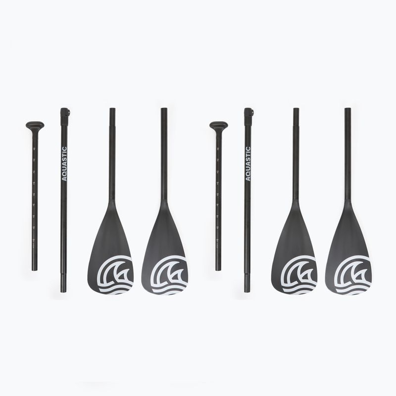Sada paddleboard SUP nafukovací AQUASTIC Tourer 12'0" 2-os green 17