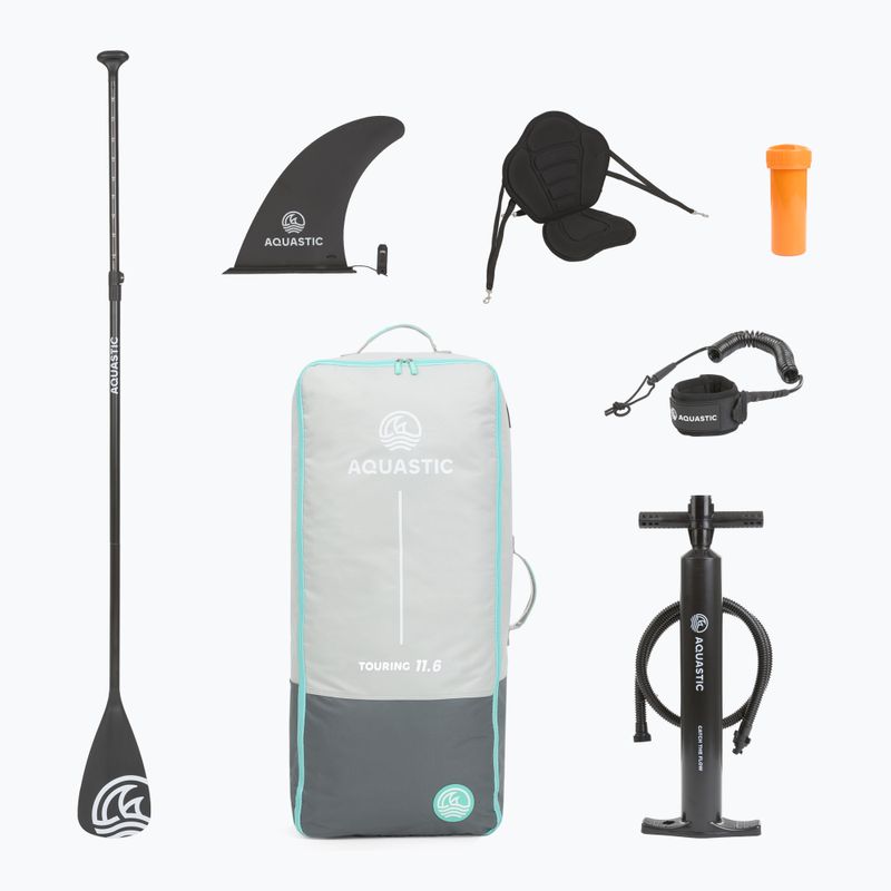 Sada paddleboard SUP nafukovací AQUASTIC Touring 11'6" blue 9