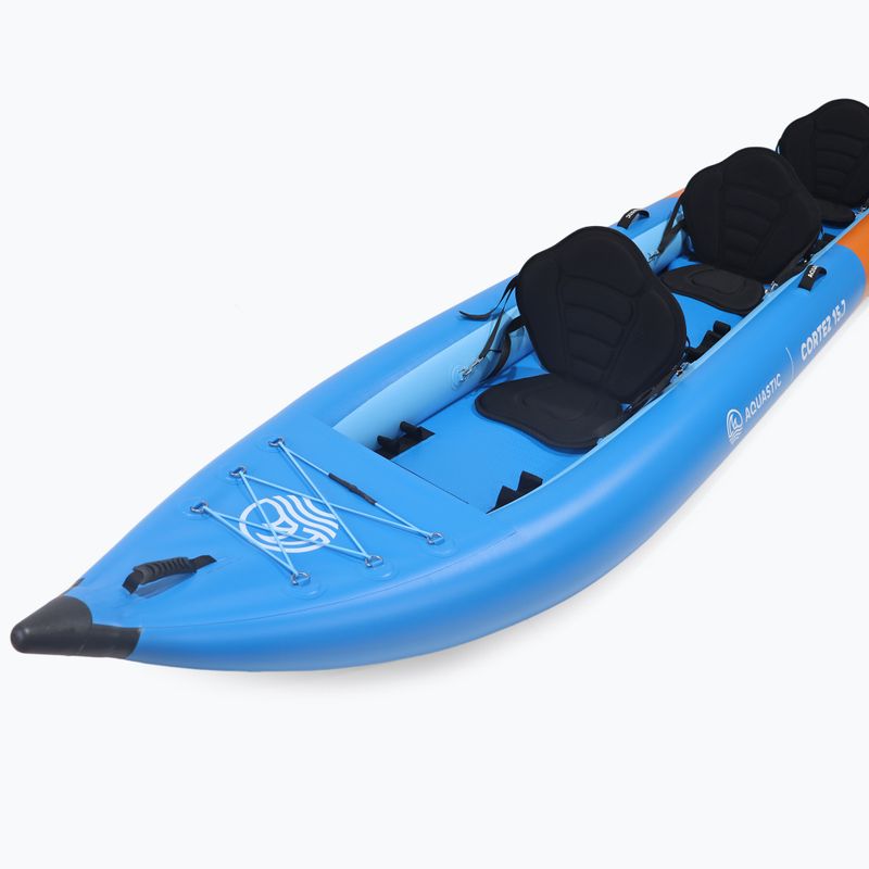 Nafukovací kajak pro 3 osoby AQUASTIC Cortez 15'7" hybrid blue 6