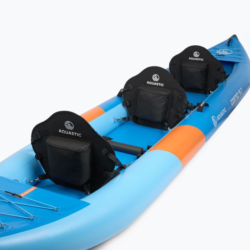 Nafukovací kajak pro 3 osoby AQUASTIC Cortez 15'7" hybrid blue 12