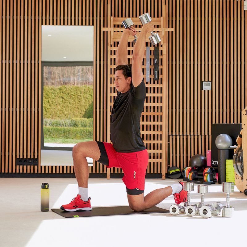 Chromované činky XTREXO 2x9 kg silver  8