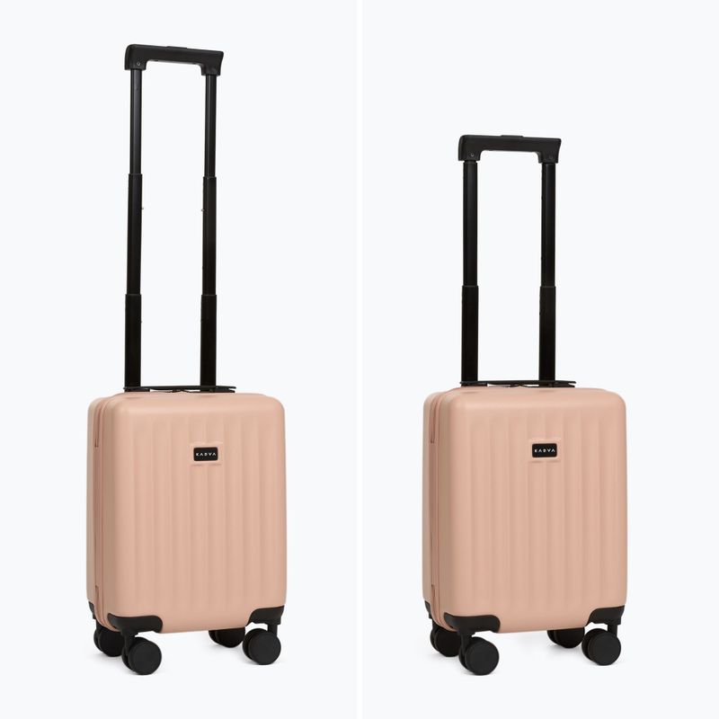 Palubní cestovní kufr Kadva Domingo Pink 5