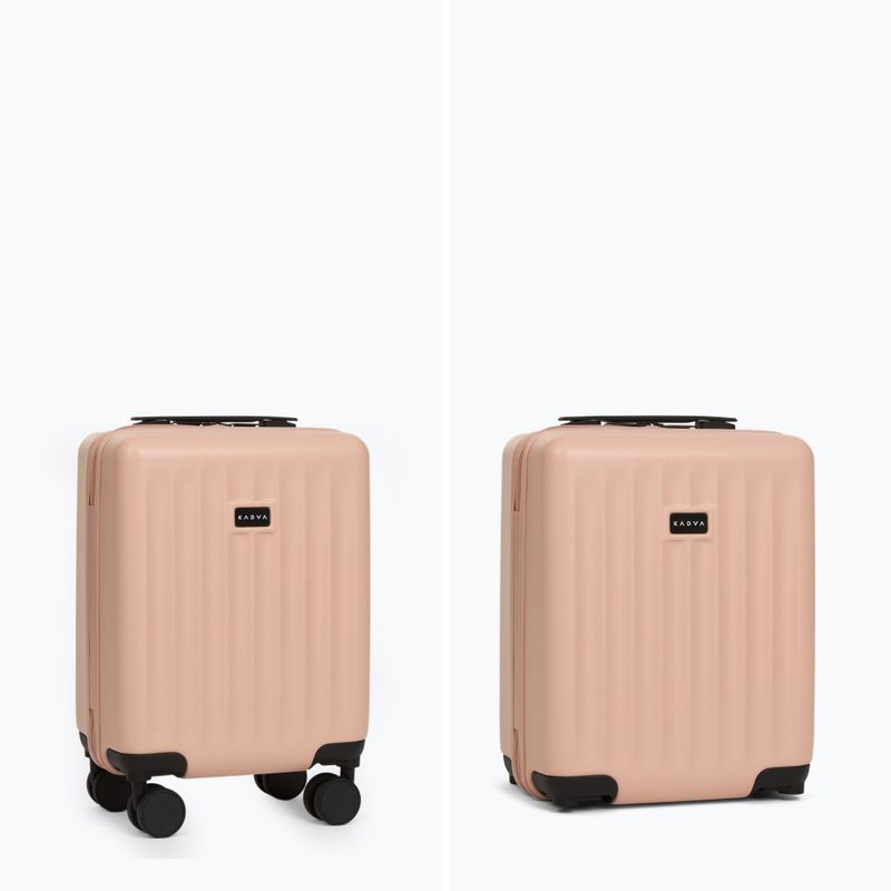 Palubní cestovní kufr Kadva Domingo Pink 6