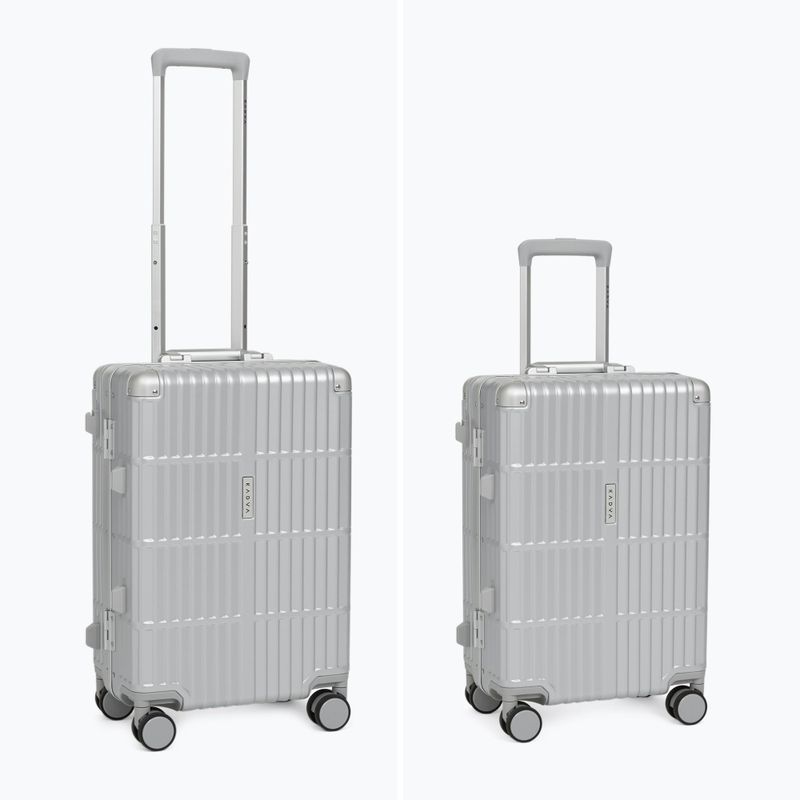 Cestovní kufr Kadva Tigre 37l Silver 6