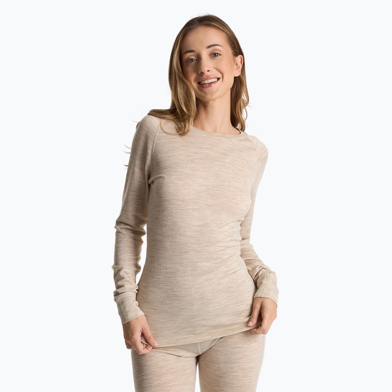 Dámské termo prádlo WOOLCANO Merino 100% SET0543 beige 3