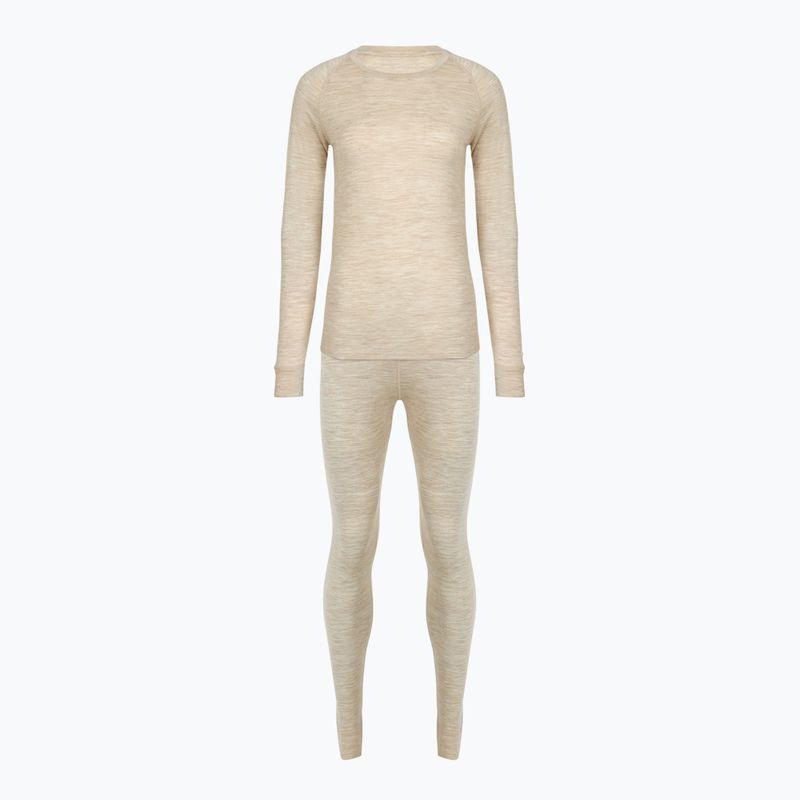 Dámské termo prádlo WOOLCANO Merino 100% SET0543 beige 10