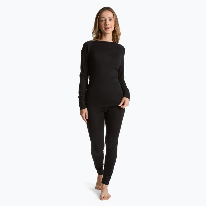 Dámská termomikina WOOLCANO 100% Merino TOP0541 black 2