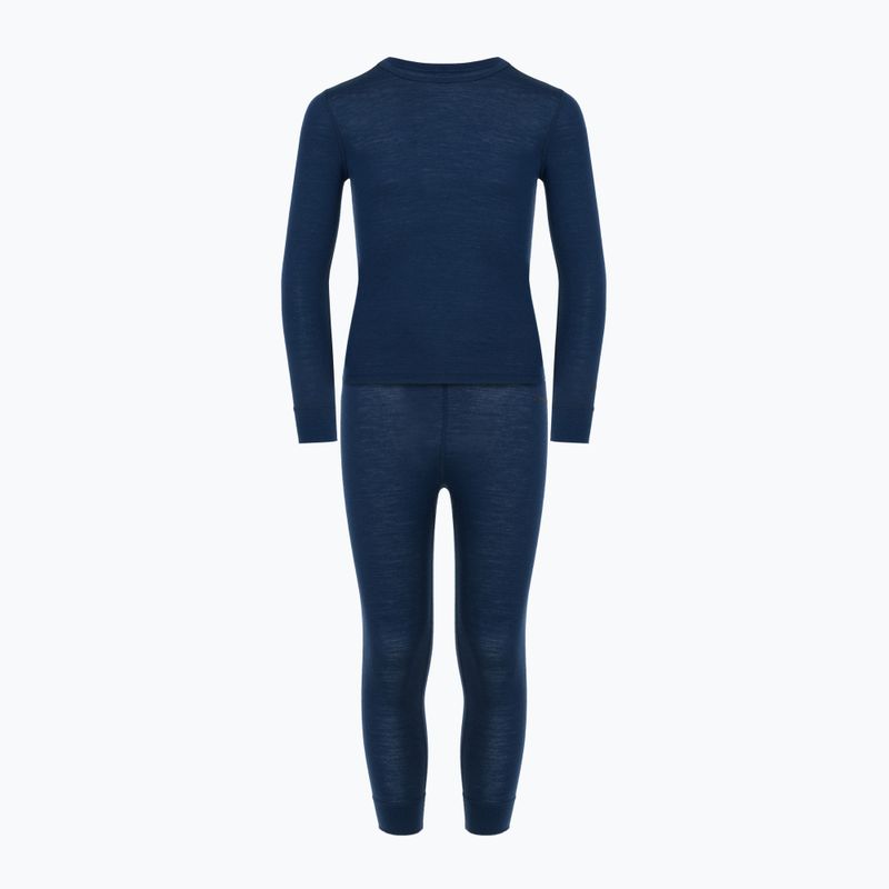 Dětské termo prádlo WOOLCANO Merino 100% SET0683 dark blue 2
