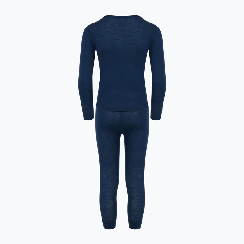 Dětské termo prádlo WOOLCANO Merino 100% SET0683 dark blue 3