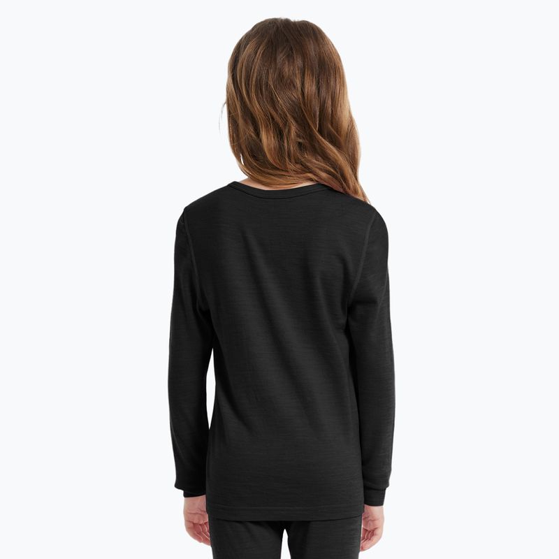Dětská termo mikina WOOLCANO termoaktywna 100% MERINO TOP00947 black 2