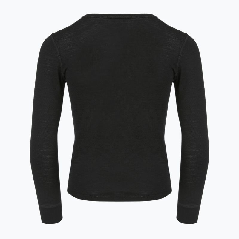 Dětská termo mikina WOOLCANO termoaktywna 100% MERINO TOP00947 black 4