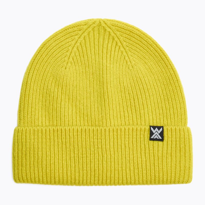 Čepice WOOLCANO MERINO 100% HAT0440 yellow