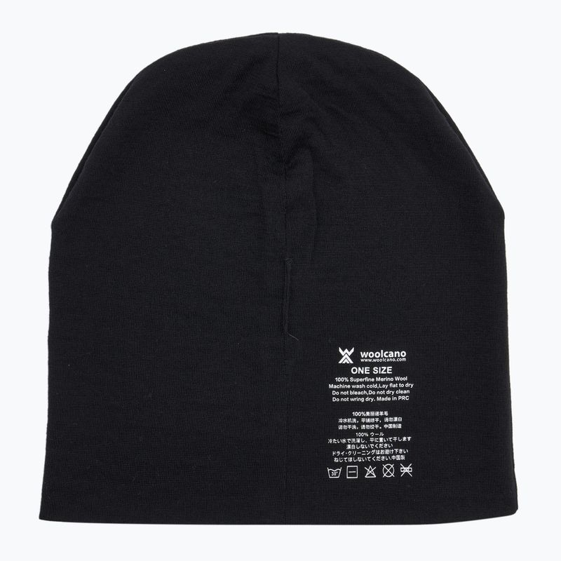 Čepice WOOLCANO MERINO 100% HAT0441 black 5