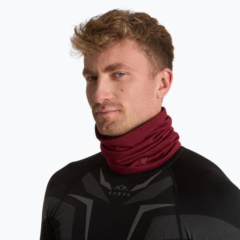 Nákrčník WOOLCANO Merino 100% SPT24-33 burgundy