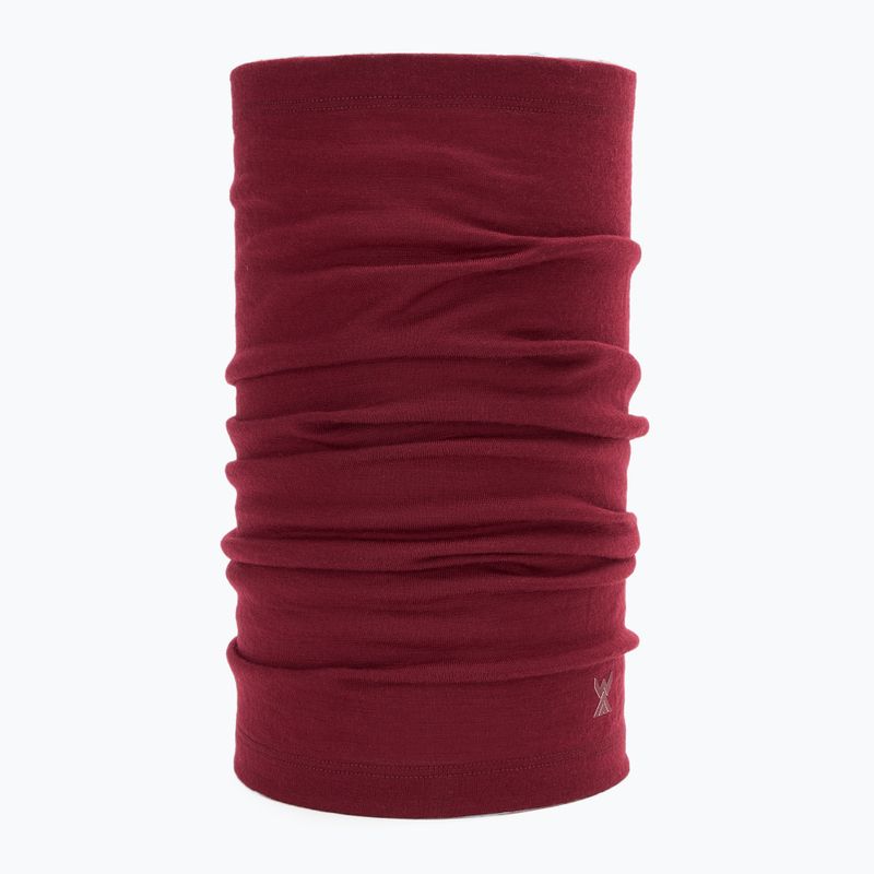 Nákrčník WOOLCANO Merino 100% SPT24-33 burgundy 2