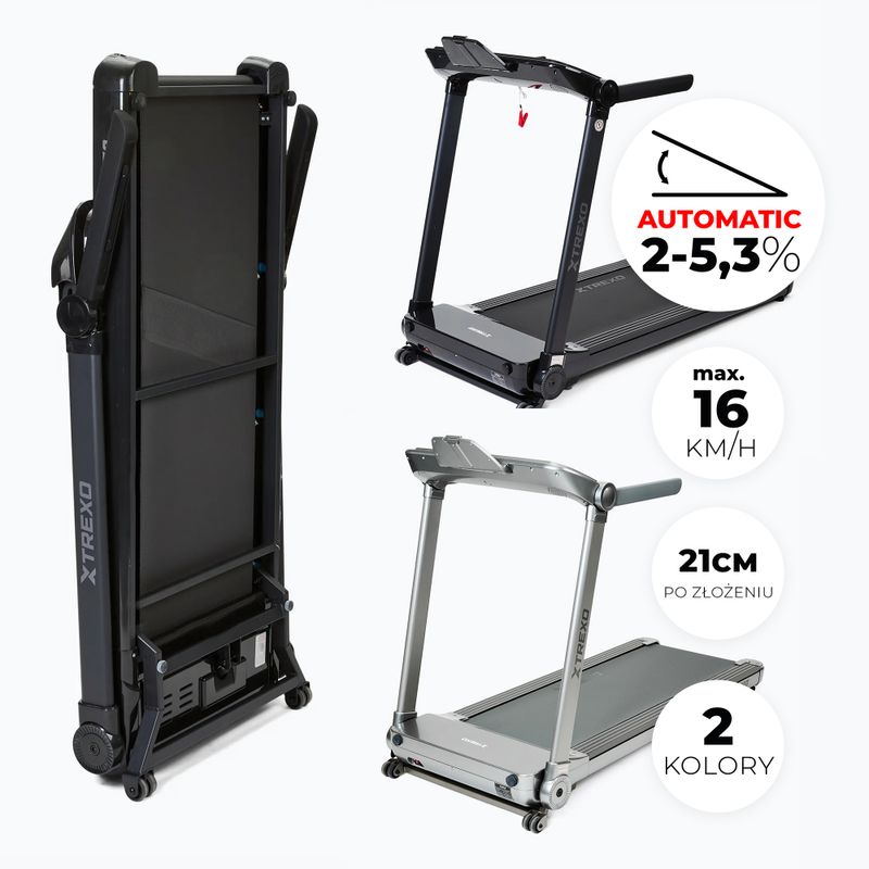 Elektrický běžecký pás XTREXO TXO-X250-B black 3