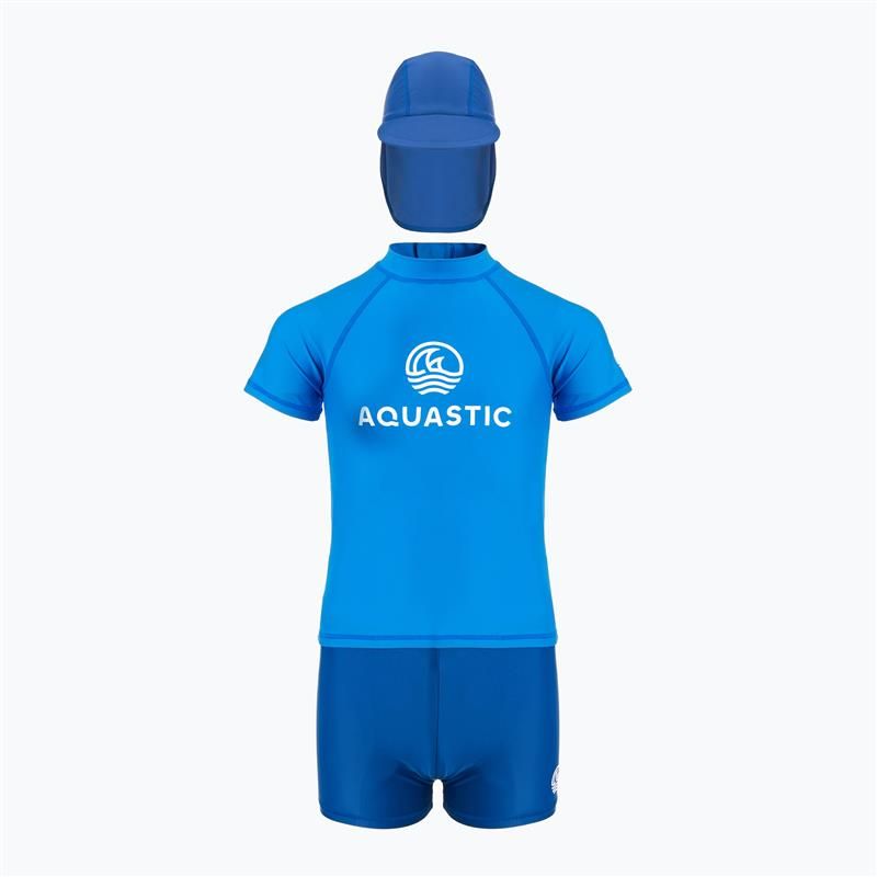 Dětská plavecká souprava AQUASTIC UV 50+ UPF Marimo JRB navy blu/blue