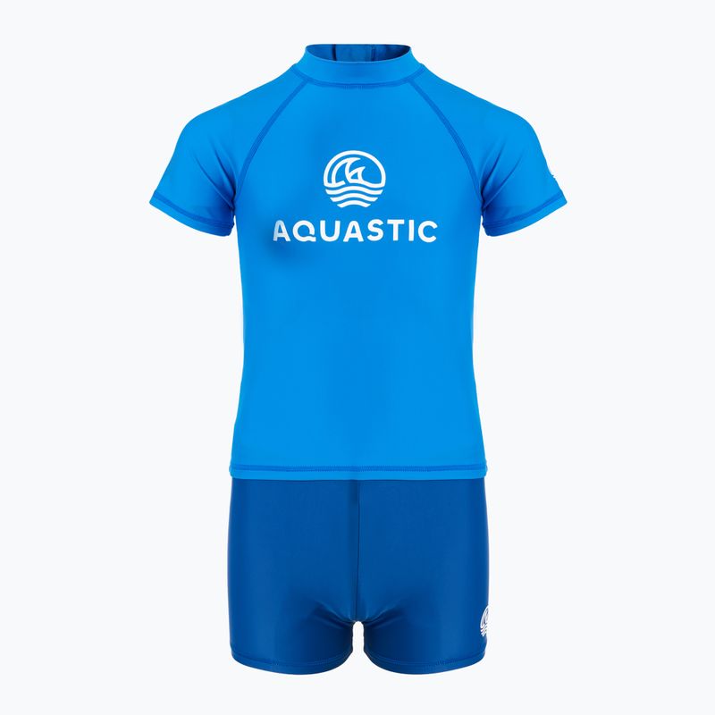 Dětská plavecká souprava AQUASTIC UV 50+ UPF Marimo JRB navy blu/blue 2