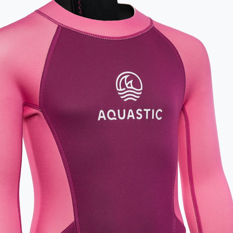 Dětský neopren  AQUASTIC Wavey LG Jrg 2 mm pink 4