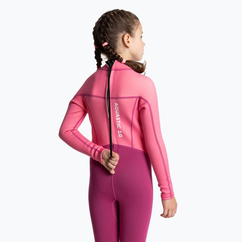 Dětský neopren  AQUASTIC Wavey LG Jrg 2 mm pink 10