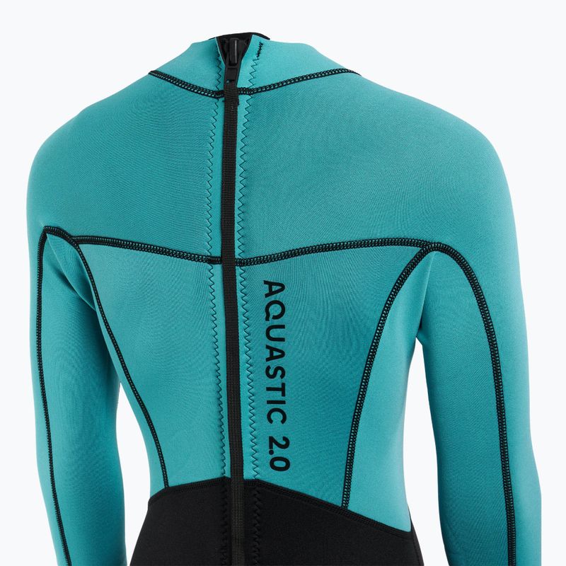 Dámský neopren AQUASTIC Wavey LG WMNS 2 mm black/mint 5