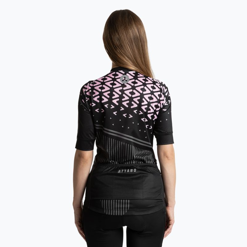 Dámský cyklistický dres ATTABO Tevi WMNS black/pink 2