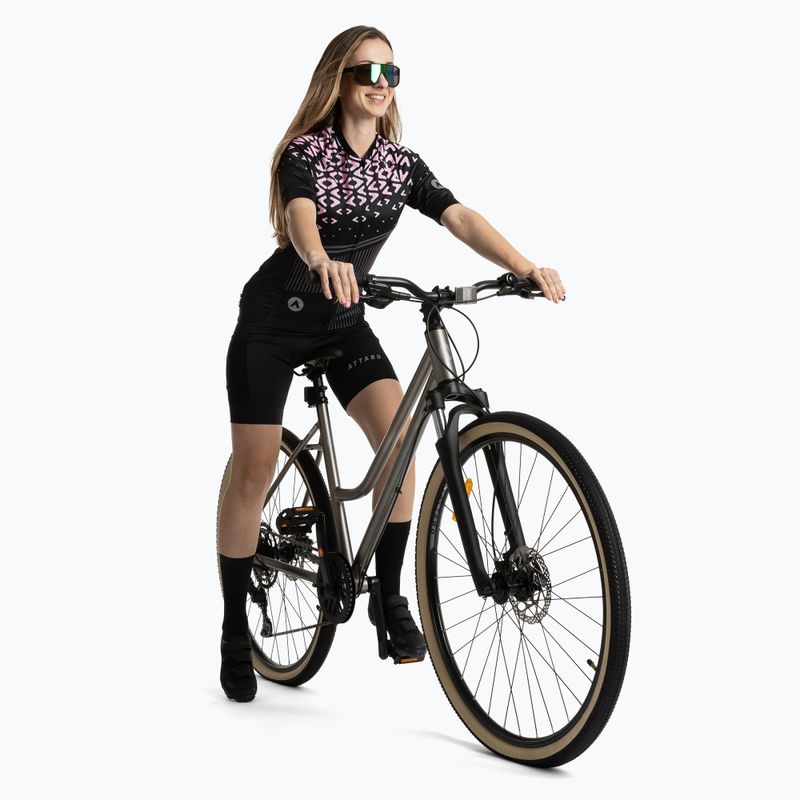 Dámský cyklistický dres ATTABO Tevi WMNS black/pink 7