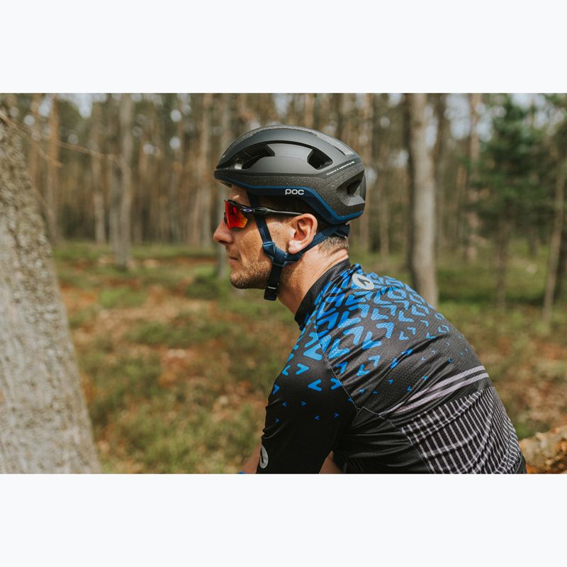 Pánský cyklistický dres ATTABO Tevi black/blue 18