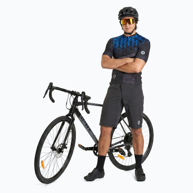 Pánské cyklistické šortky ATTABO Ryst 2v1 black 4