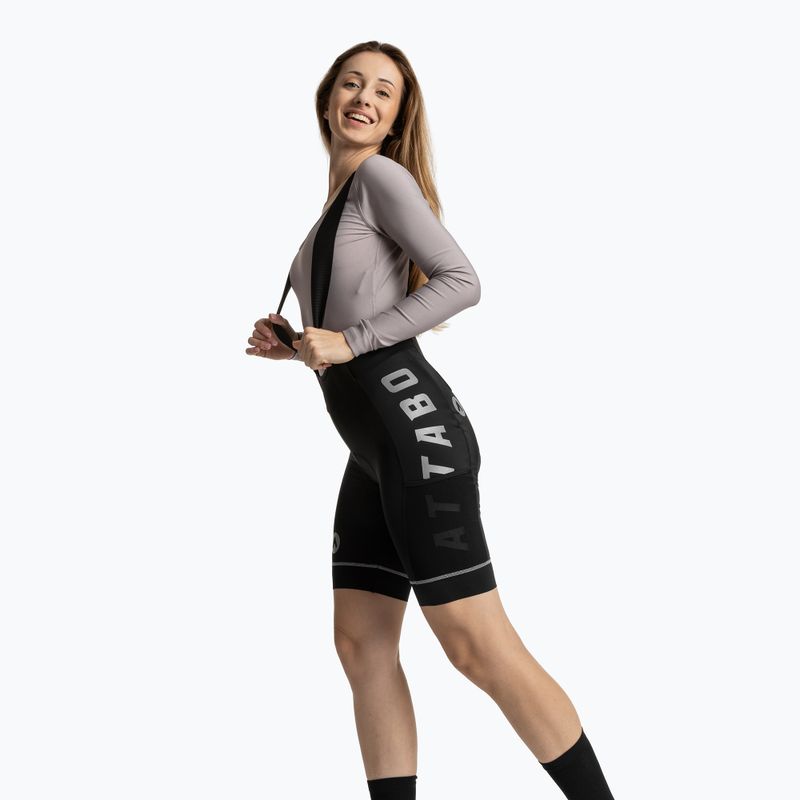 Dámské cyklistické šortky ATTABO Kirun Pro WMNS Bib Shorts Cargo black 3