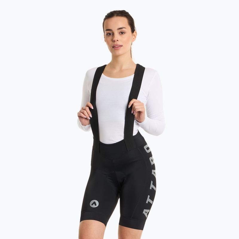 Dámské cyklistické šortky ATTABO Kirun WMNS Bib Shorts black