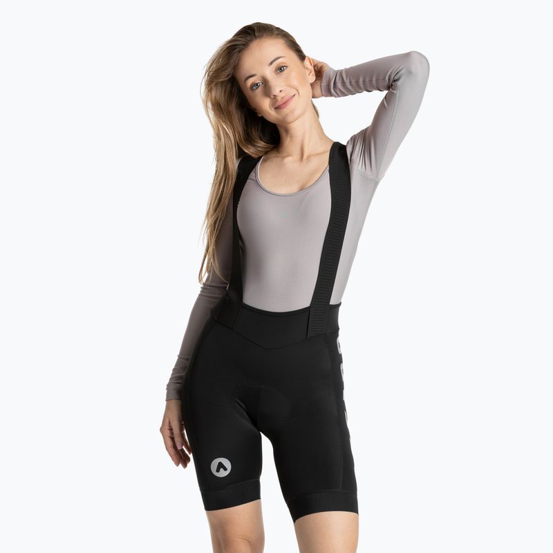 Dámské cyklistické šortky ATTABO Kirun WMNS Bib Shorts black