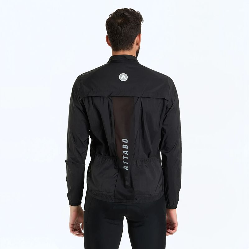 Cyklistická větrovka ATTABO Cahayo Jacket Windproof black 2