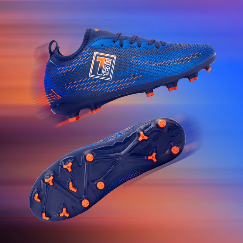 Dětské kopačky OneTeam Robero Teen FG/AG navy blue/orange 3