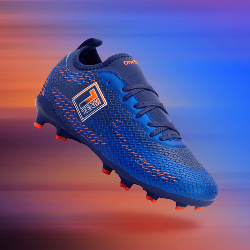 Dětské kopačky OneTeam Robero Teen FG/AG navy blue/orange 4