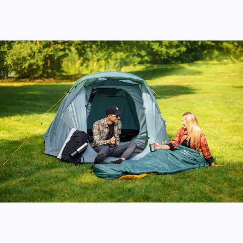Nafukovací stan pro 3 osoby KADVA AIRcamp 3 zelený 6