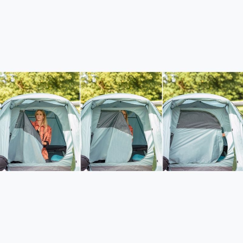 Nafukovací stan pro 3 osoby KADVA AIRcamp 3 zelený 13