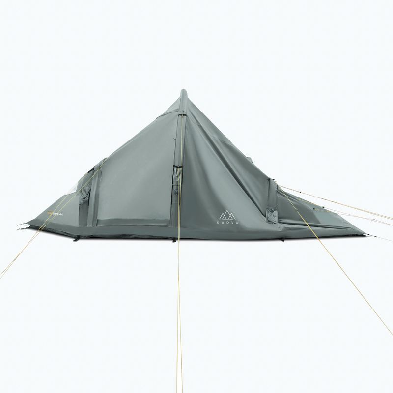 Nafukovací stan pro 4 osoby KADVA AIRcamp 4.4 zelený 19